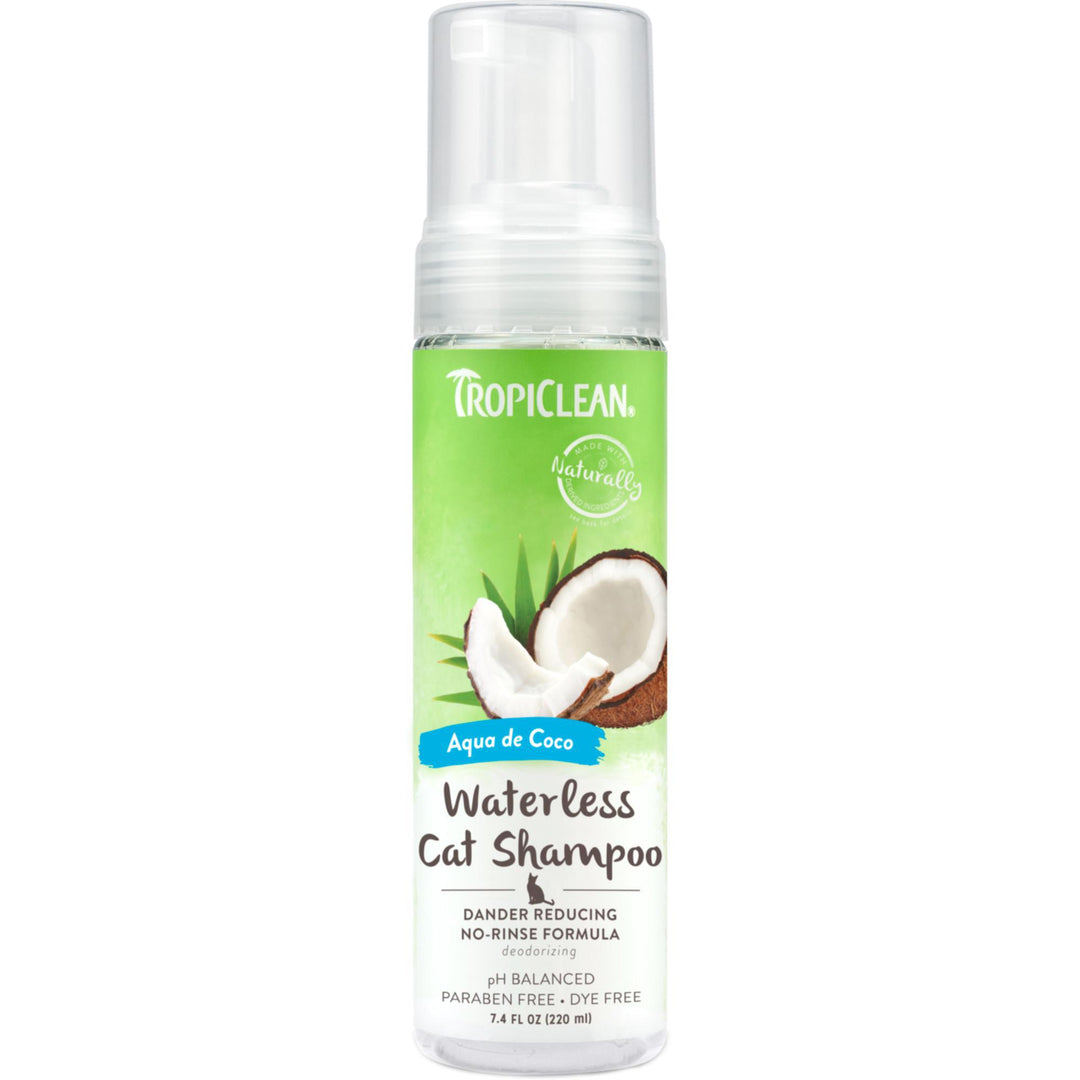 TC AQUA DE COCO DANDER REDUCING WATERLESS SHAMPOO FOR CATS 7.4 OZ