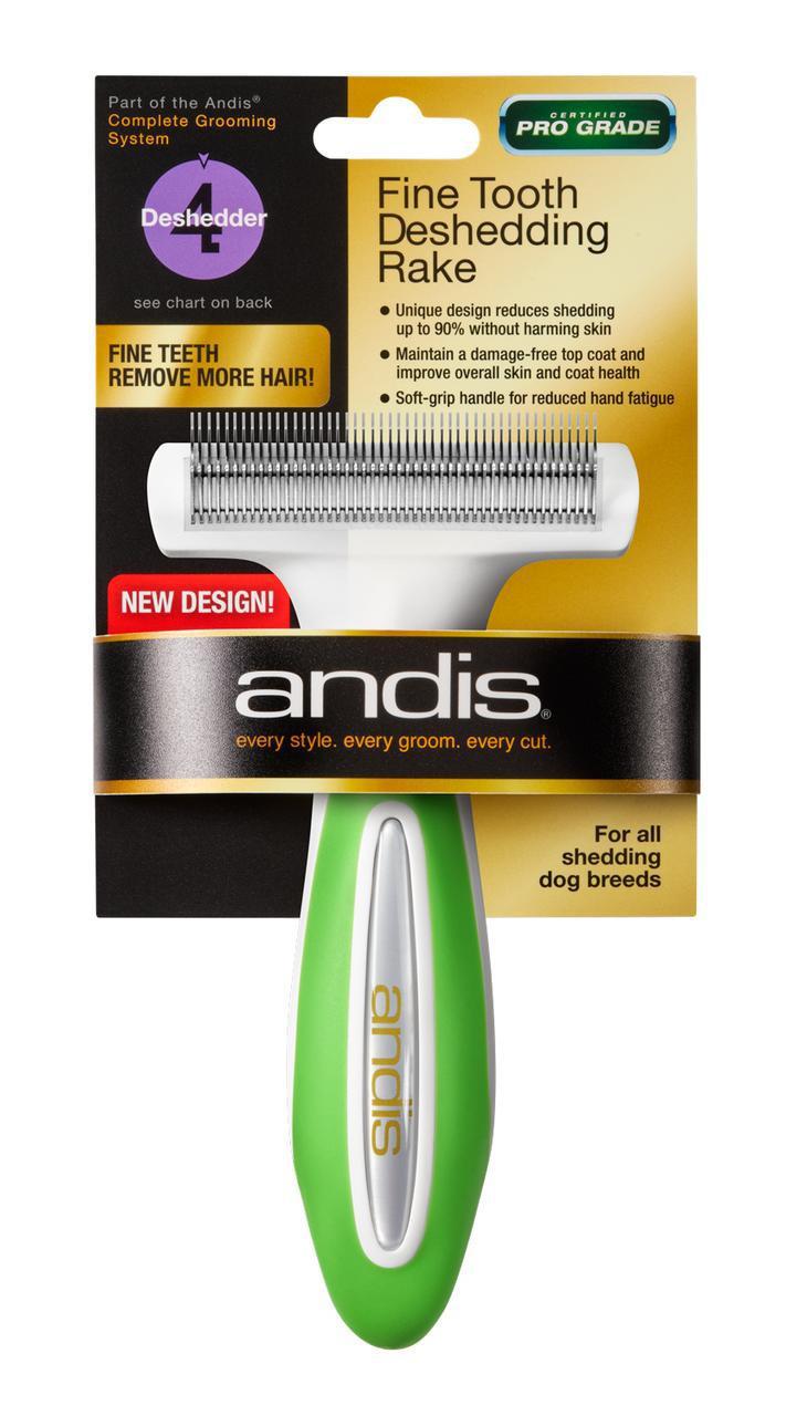 ANDIS 3" FINE TOOTH DESHEDDING RAKE