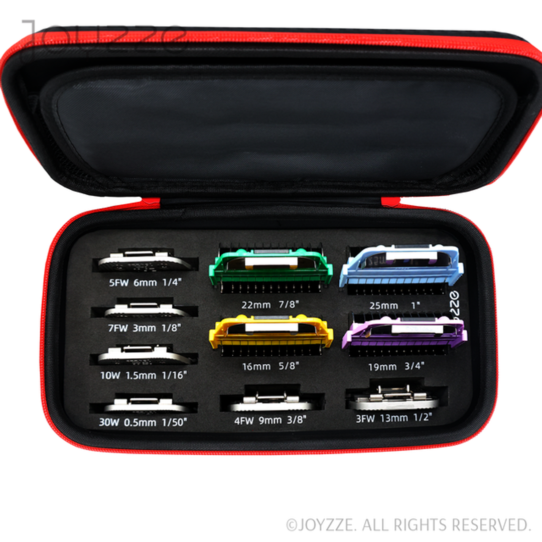 JOYZZE WIDE BLADE & COMB BUNDLE 10 PIECE PLUS RED