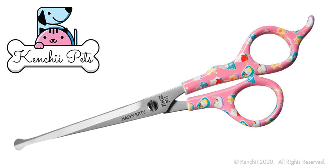 KENCHII HAPPY KITTY BALL TIP SHEARS