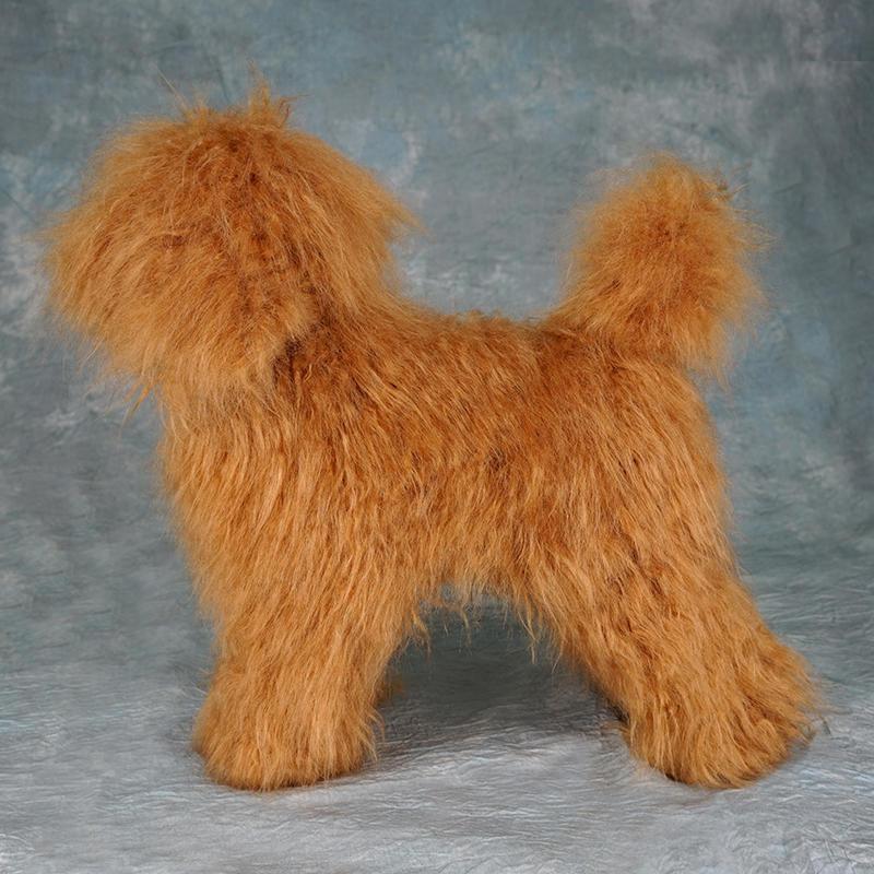 OPAWZ HIGH-DENSITY TOY POODLE WHOLE BODY DOG WIG - BROWN