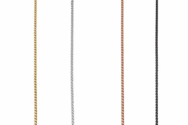 ALVALLEY SLIP SNAKE CHAIN COLLAR 2.4MM X 20"