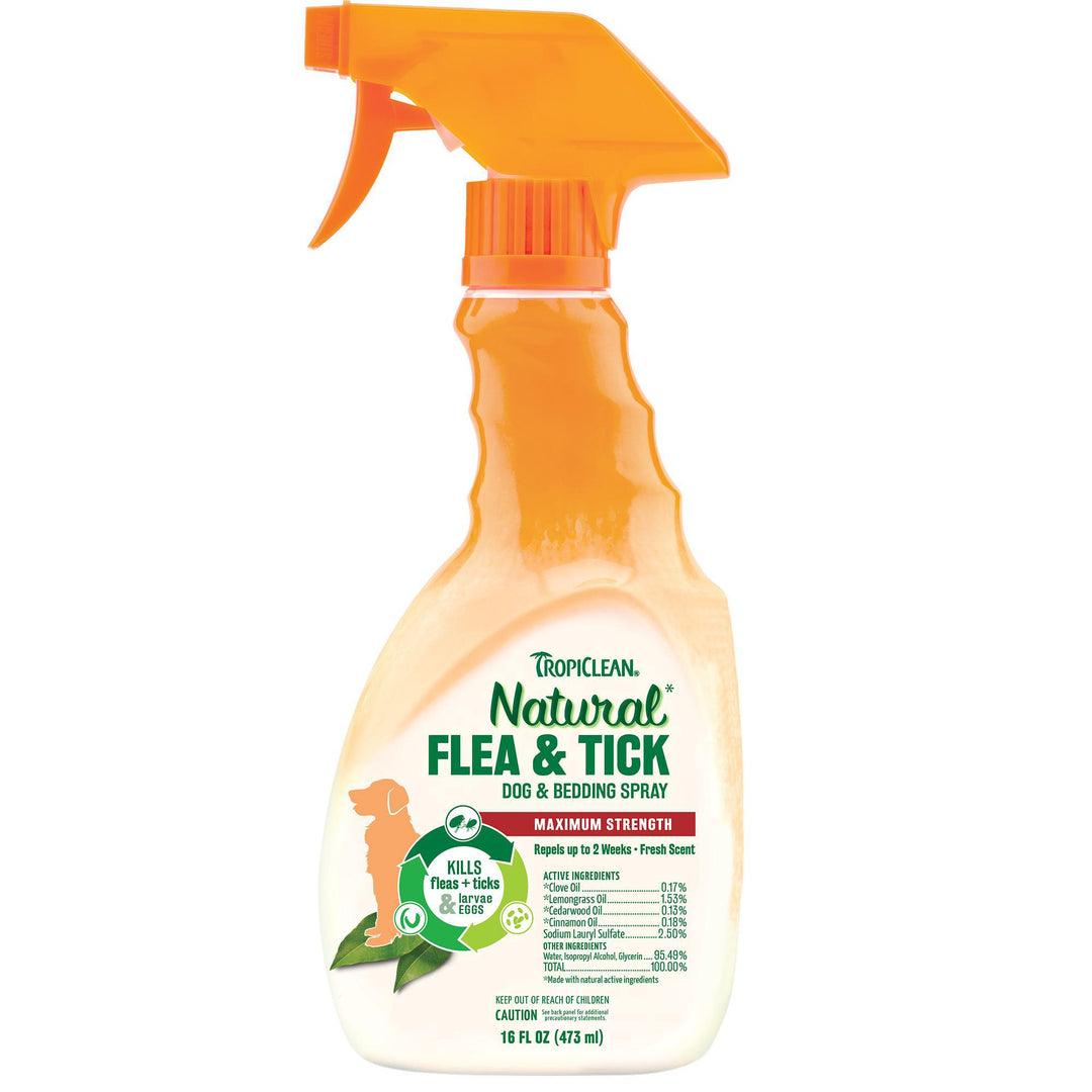 TC NATURAL FLEA & TICK DOG & BEDDING SPRAY 16oz