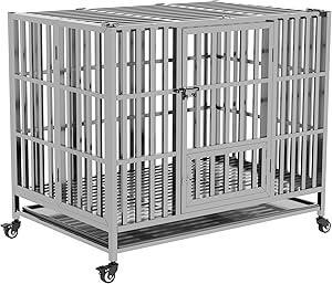 GHD COLLAPSIBLE STAINLESS-STEEL KENNEL