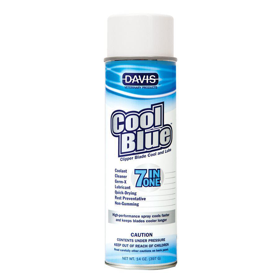 DAVIS COOL BLUE CLIPPER COOL & LUBE 14 OZ