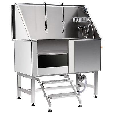 GHD 50" DOG GROOMING TUB SS W/STEPS