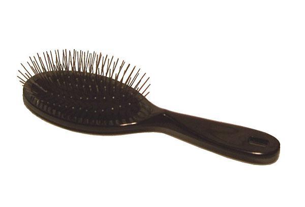 #1 ALL SYSTEM PIN BRUSH PLASTIC HANDLE BLACK