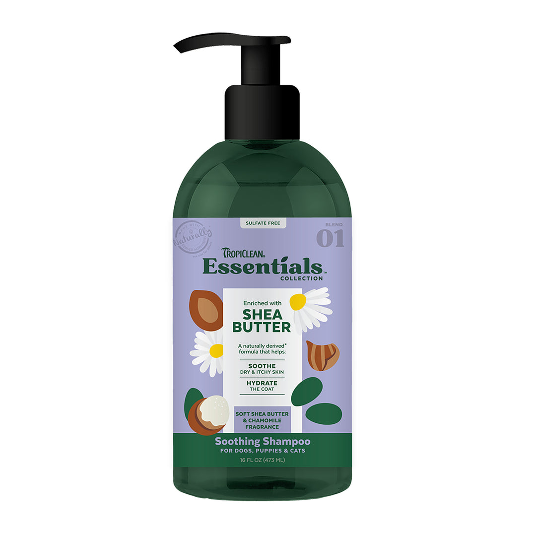 TC ESSENTIALS SHEA BUTTER SHAMPOO 16oz