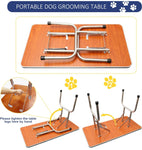 Grooming Table Foldable 36" W/ Overhead
