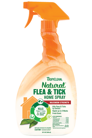 TropiClean Natural Flea & Tick Home Spray 32oz