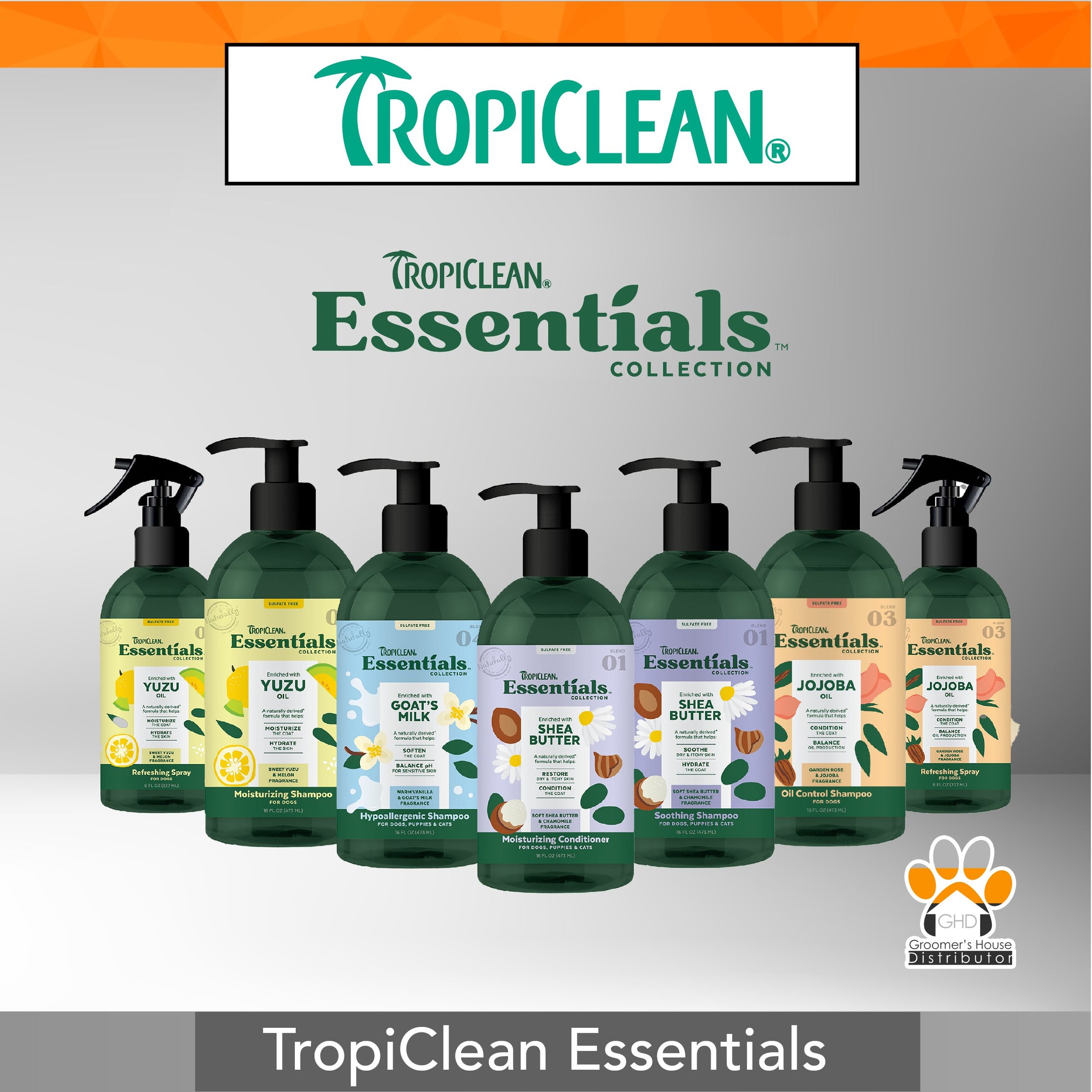 TropiClean Essencials Collection