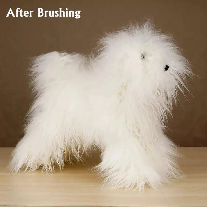 OPAWZ TOY POODLE WHOLE BODY DOG WIG WHITE