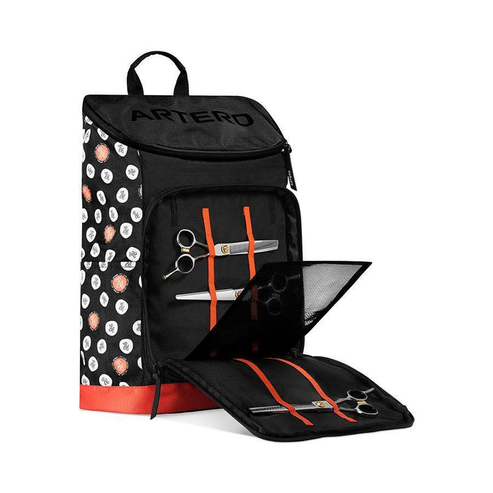 ARTERO OLYMPIA BACKPACK WITH POLKA DOT PRINT