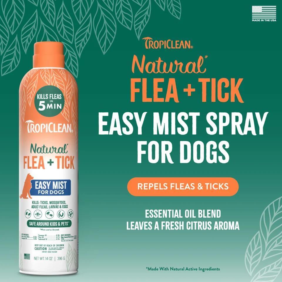 TC NATURAL FLEA + TICK DOG HOME EASY MIST SPRAY 14oz
