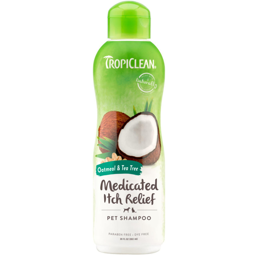 TC OATMEAL & TEA TREE MEDICATED ITCH RELIEF SHAMPOO FOR PETS