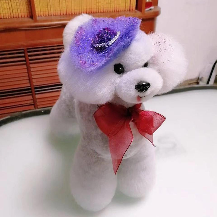 OPAWZ TOY POODLE WHOLE BODY DOG WIG WHITE