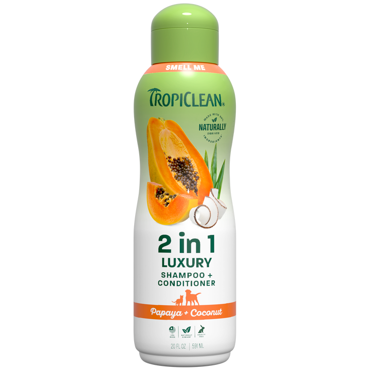 TC PAPAYA & COCONUT LUXURY 2-IN-1 SHAMPOO & CONDITIONER FOR PETS