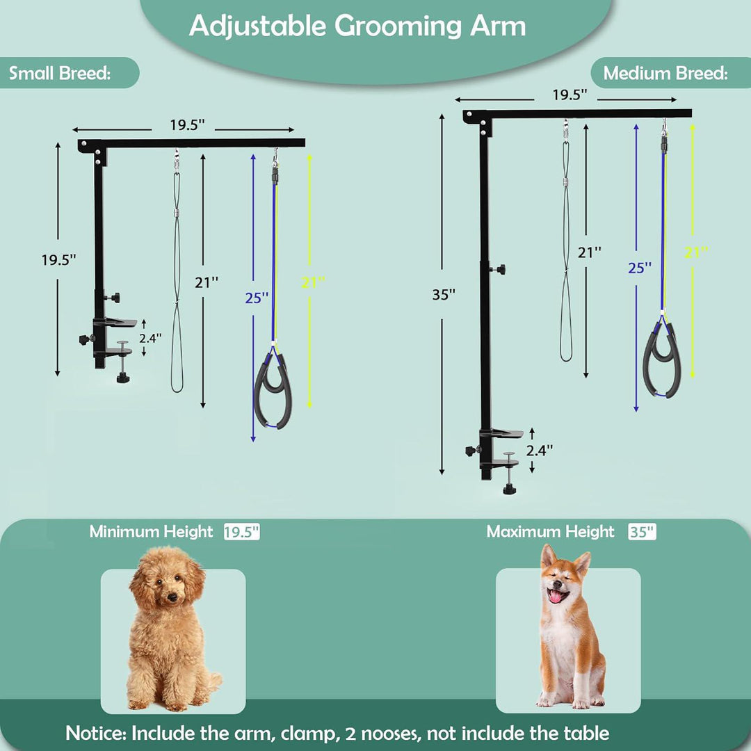 GHD 35"-39" DOG GROOMING ARM WITH CLAMP