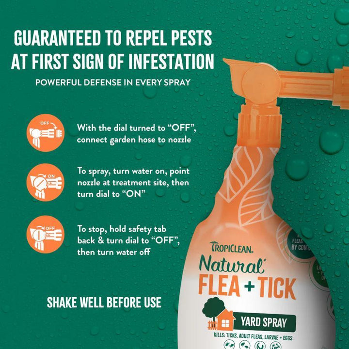 TC NATURAL FLEA + TICK YARD SPRAY 32oz