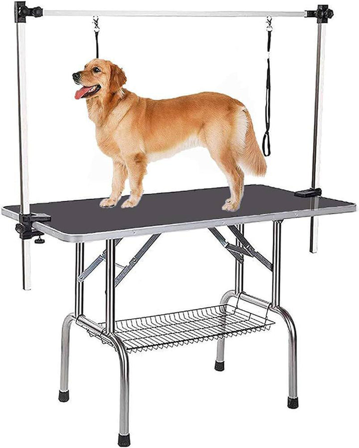 GHD 45"-46" GROOMING TABLE FORDABLE W/OVERHEAD/ TRAY