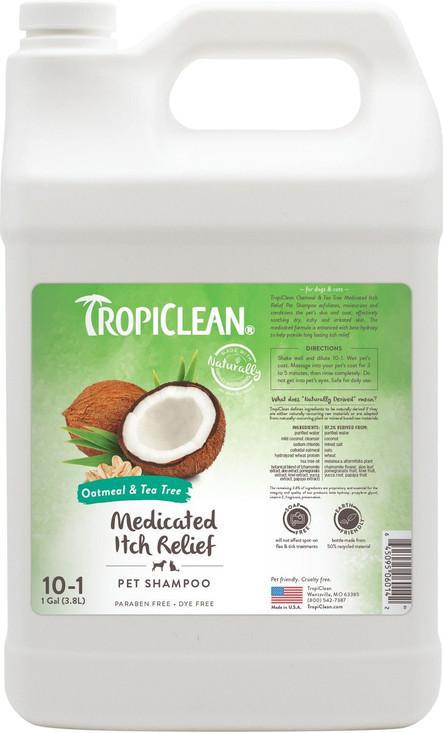 TC OATMEAL & TEA TREE MEDICATED ITCH RELIEF SHAMPOO FOR PETS