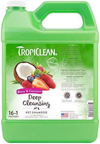 TC BERRY & COCONUT DEEP CLEANSING SHAMPOO FOR PETS