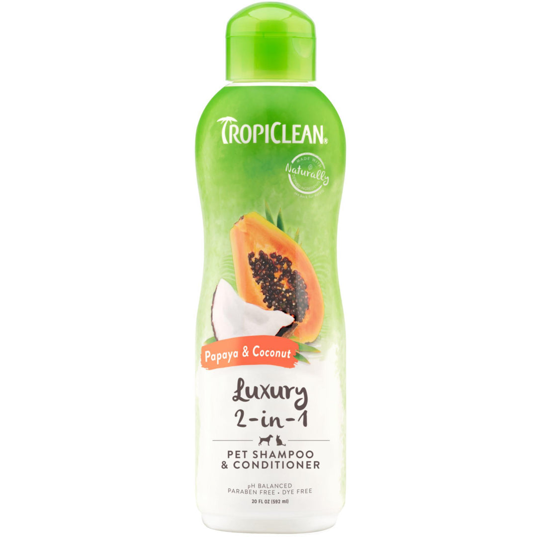 TC PAPAYA & COCONUT LUXURY 2-IN-1 SHAMPOO & CONDITIONER FOR PETS
