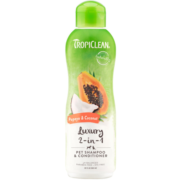 TC PAPAYA & COCONUT LUXURY 2-IN-1 SHAMPOO & CONDITIONER FOR PETS