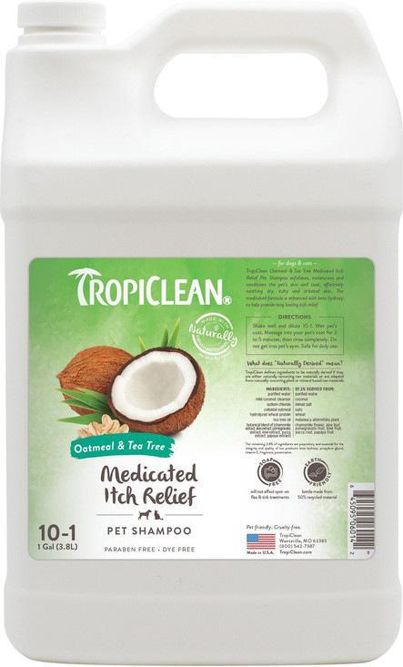 TC OATMEAL & TEA TREE MEDICATED ITCH RELIEF SHAMPOO FOR PETS