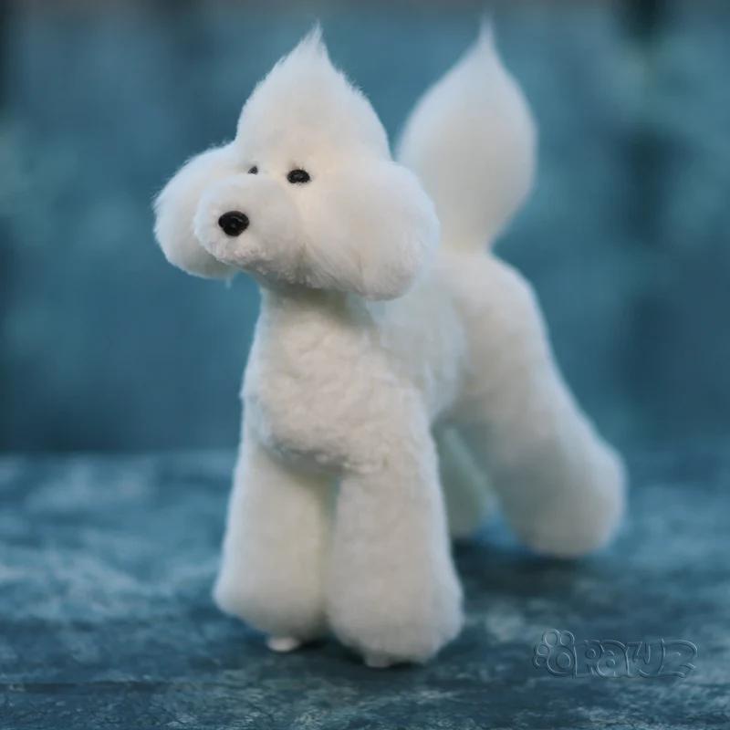 OPAWZ TOY POODLE WHOLE BODY DOG WIG WHITE