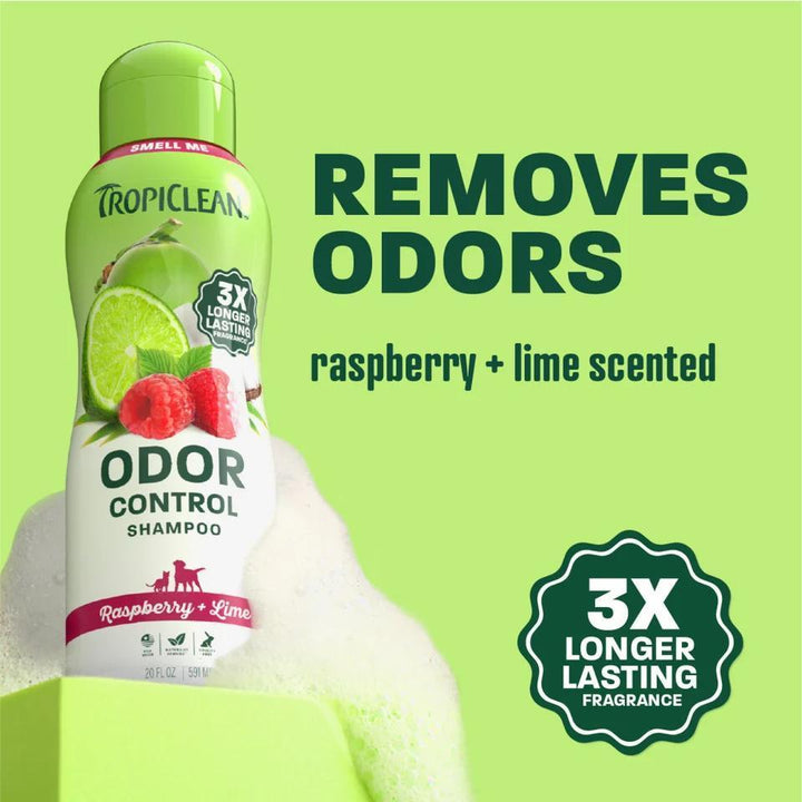 TC RASPBERRY + LIME ODOR CONTROL PET SHAMPOO 20oz