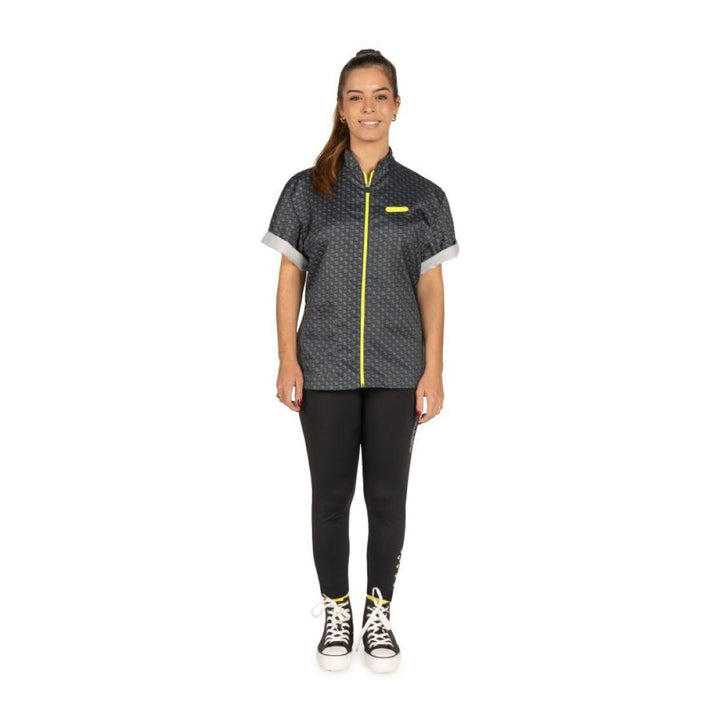 ARTERO RIO PRINTED POODLE LOGO SMOCK