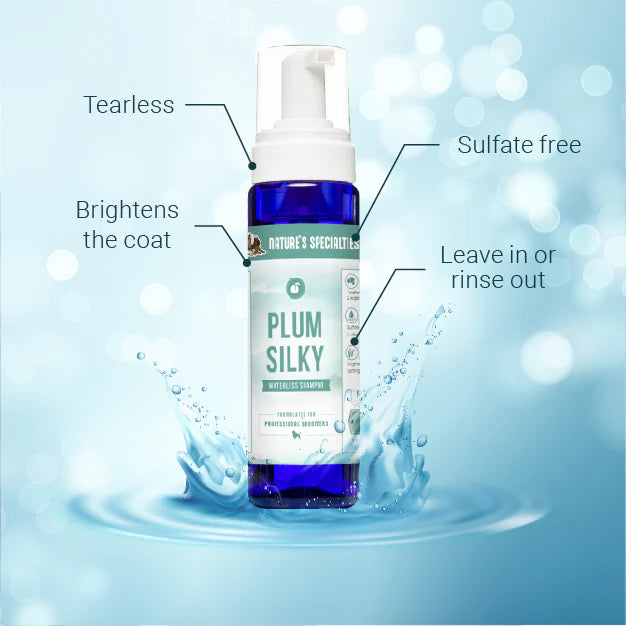 NS PLUM SILKY WATERLESS FOAM SHAMPOO