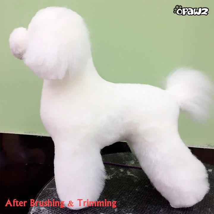 OPAWZ TOY POODLE WHOLE BODY DOG WIG WHITE