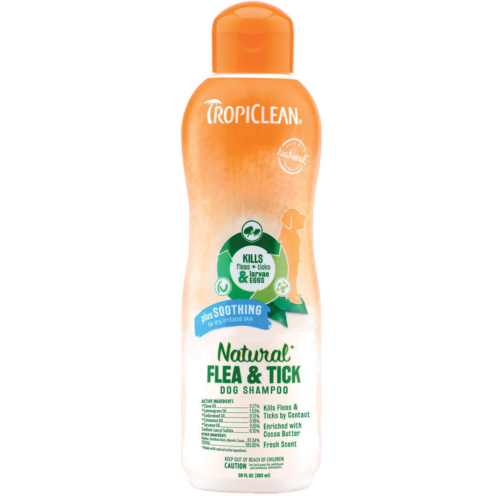 TC NATURAL FLEA & TICK SOOTHING SHAMPOO FOR DOGS