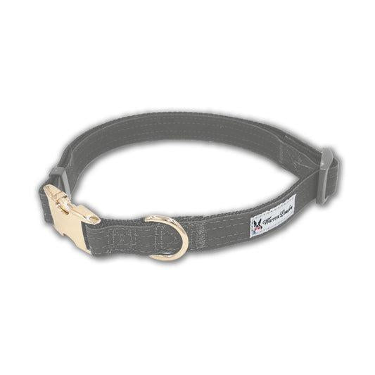 WL FABRIC DOG COLLAR GRAY