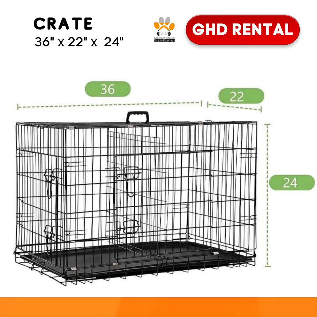 GHD RENTAL DOG KENNELS OR CAGES (PER DAY)