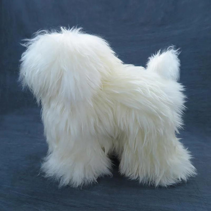 OPAWZ TOY POODLE DYEABLE WHOLE BODY DOG WIG WHITE