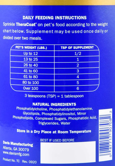 DAVIS THERACOAT 400 GRAMS