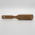 Oblong Pin Brush Wood Handle