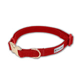 Fabric Dog Collar - Red