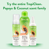 TropiClean Papaya and Coconut No Rinse Waterless Shampoo for Dogs and Cats 7.4oz