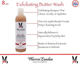 Exfoliating Butter Wash Dog Shampoo - With Natural Jojoba Beads 8oz