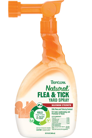 TropiClean Natural Flea & Tick Yard Spray 32oz